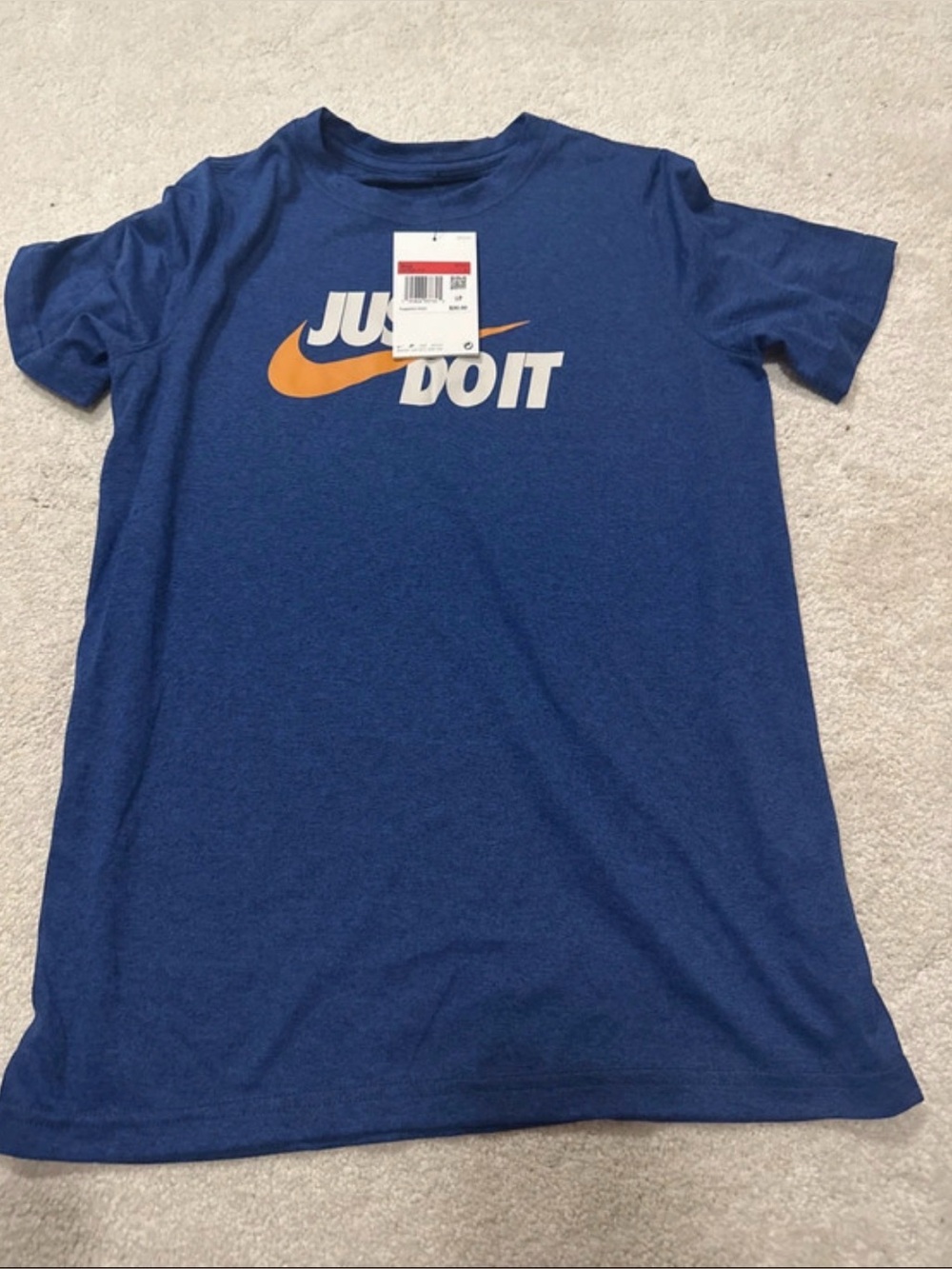 Nike Boys Blue Dri-Fit Tee Size Large NWT